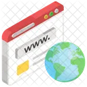 Registro De Dominio Dominio Web Nome De Dominio Ícone