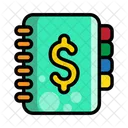 Registro financiero  Icono