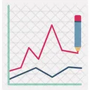 Datos Grafico Graficando Icono