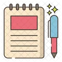 Diario Bloco De Notas Educacao Icon