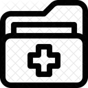 Registros Medicos Historial De Salud Documentos Icono