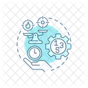 Tecnica De Gestion De Tareas Regla 1 3 5 Metodo 1 3 5 Icono