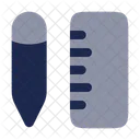 Regla Pluma Diseno Pluma Icono