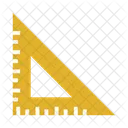 Regla Triangular Lapiz Herramienta Icon