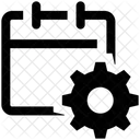 Calendrier Parametre Option Icon