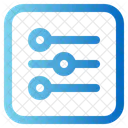 Contour Du Degrade De Linterface Utilisateur Icône