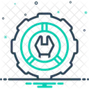 Reglage Roue Dentee Engrenage Icône