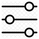 Reglage Du Filtre Trois Controleurs Icon