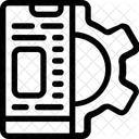 Paramètre mobile  Icône