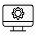 Ordinateur Configuration Equipement Icône
