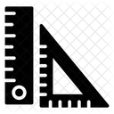 Outils Geometriques Regle Outils De Mesure Icône