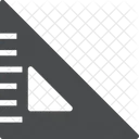 Règle triangulaire  Icône