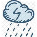 Wolke Elektrisch Energie Icon