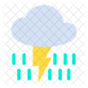 Regen Regnerisch Sturm Symbol