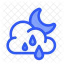 Regen Nacht Wolke Symbol