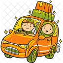 Coche Ilustracion Transporte Icono