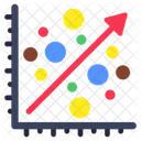 Regression Chart Infographic Statistics Icon