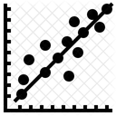 Lineaire Regression Fonction Icône