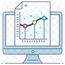 Lineare Regression Regressionsanalyse Analyse Wachstum Symbol