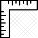 Regua Decimal Geometrica Medida Ícone