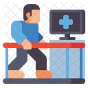 Rehabilitation Online Rehabilitation Medical Icon