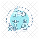 Rehabilitation expenses  Icon