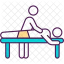 Rehabilitationsmassagetherapie  Symbol