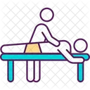 Rehabilitation massage therapy  Icon