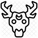 Rehschädel  Symbol
