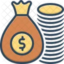 Reich Wohlhabend Geld Symbol