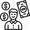 Reicher Mann Wohlhabend Millionar Symbol