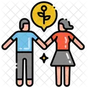 Reife Beziehung  Symbol