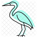 Reiher Vogel Weiss Symbol