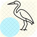 Reiher Vogel Weiss Symbol