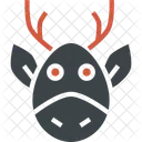手綱、鹿、クリスマス アイコン