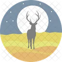 Reindeer Deer Alone Icon