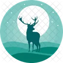 Reindeer Deer Alone Icon