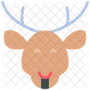 Christmas Reindeer Animal Icon