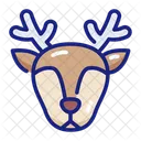 Reindeer Holiday Winter Icon