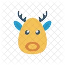Reindeer Animal Cow Icon