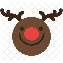 Reindeer Emoji Icon