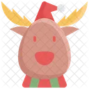 Reindeer Animal Christmas Icon