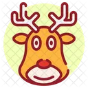 Reindeer Wild Animal Stag Drawing Icon