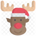 Reindeer Character Holidays Icon