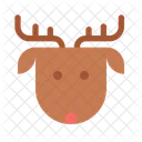 Christmas X Mas Reindeer Icon