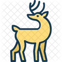 Reindeer Animal Elk Icon