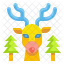 Reindeer Deer Animal Icon