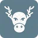 Reindeer Celebration Decoration Icon
