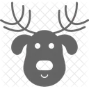 Reindeer Deer Happy Icon