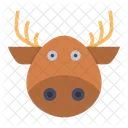 Reindeer Christmas Xmas Icon